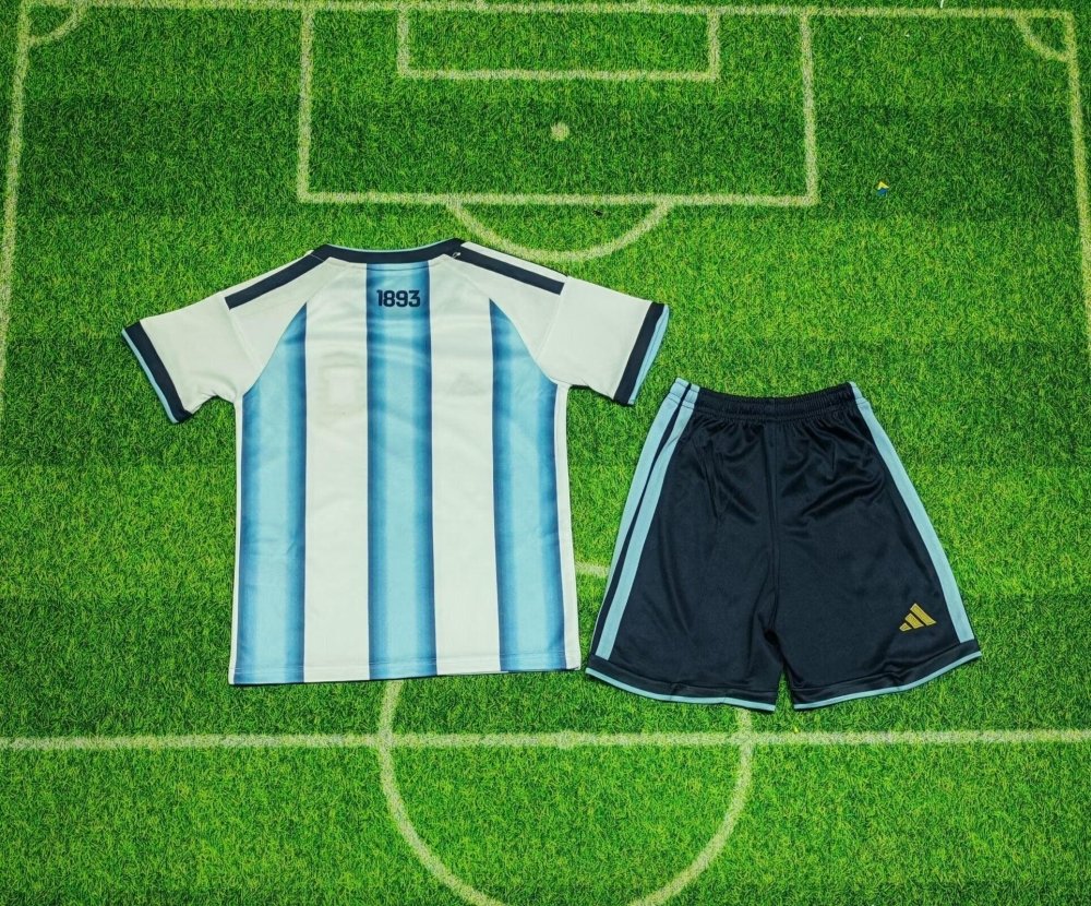Kit enfant Argentine DOM Coupe du Monde 2026 - Choppe ton maillot