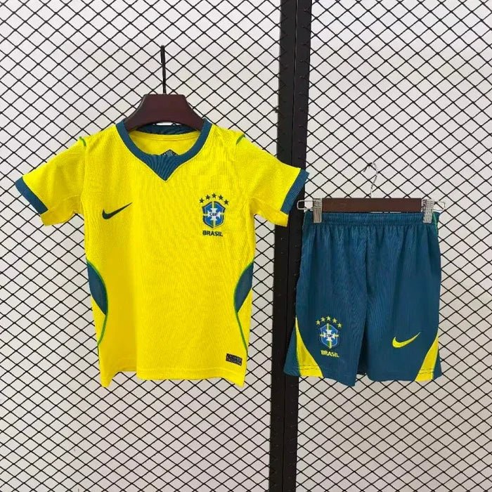 Kit enfant Brésil DOM Coupe du Monde 2026 - Choppe ton maillot