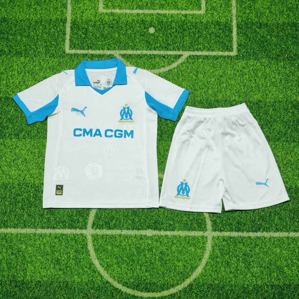 Kit enfant Olympique de Marseille DOM 25/26 - Choppe ton maillot
