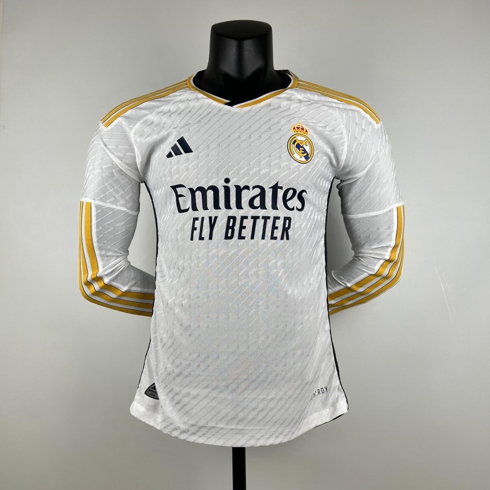 Real Madrid DOM Player Version Long Sleeve 23/24 - Choppe ton maillot