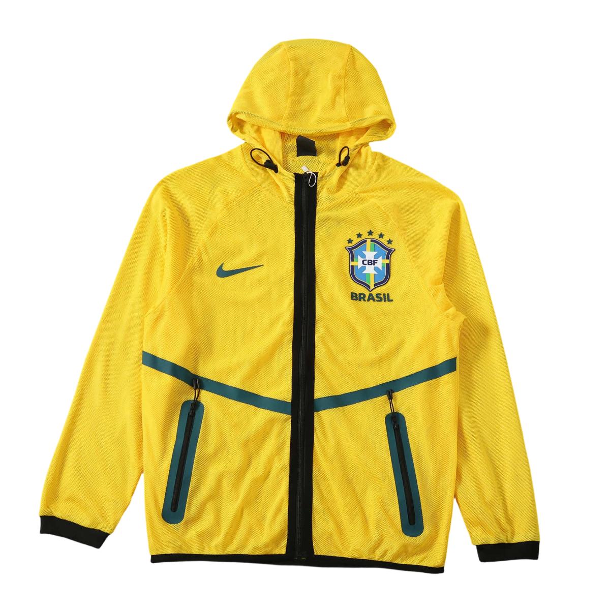 Brésil Coupe-vent Jaune 2026 - Choppe ton maillot