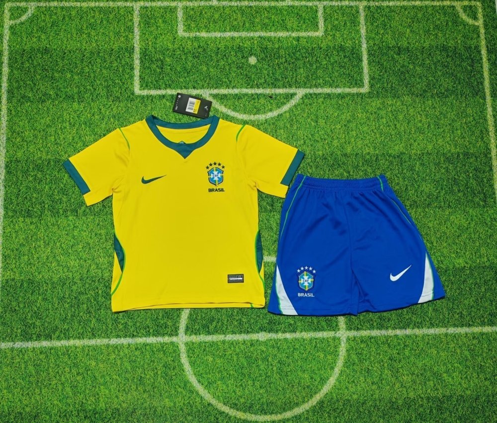 Kit enfant Brésil DOM Coupe Du Monde 2026 - Choppe ton maillot