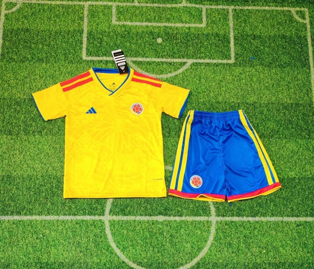 Kit enfant Colombie DOM Coupe du Monde 2026 - Choppe ton maillot