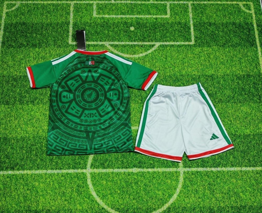 Kit enfant Mexique DOM Coupe du Monde 2026 - Choppe ton maillot