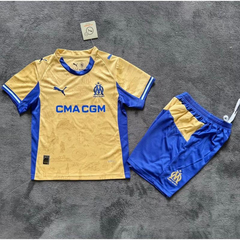 Kit enfant Olympique de Marseille Third 25/26 - Choppe ton maillot