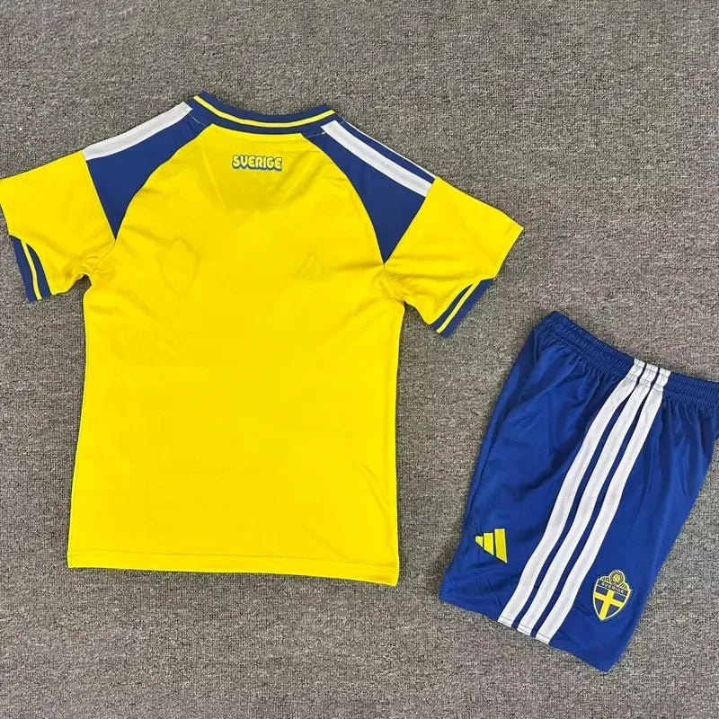 Kit enfant Suède DOM Coupe du Monde 2026 - Choppe ton maillot