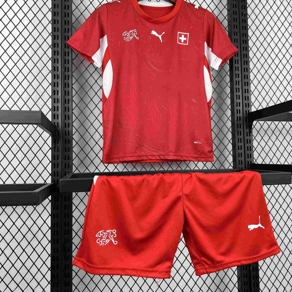 Kit enfant Suisse DOM Coupe Du Monde 2026 - Choppe ton maillot